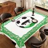 Fußball-Tischdecke für Geburtstagsfeier-Dekoration, Rechteckige Tischabdeckung im Fußballfeld-Design für das Esszimmer, Sportparty-Zubehör für Spieltage