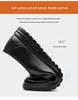 2024 Men's Genuine Cowhide Leather Slip-On Casual Shoes - Versatile for Middle-Aged and Elderly, Perfect for Business or Everyday Wear