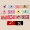 New children's nylon elastic headband, baby candy-colored flower headscarf, summer thin baby hair accessories