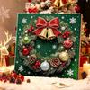 With Frame DIY Pearl Bead Art Set Handmade Christmas Decor Santa Crystal Painting Set  Christmas