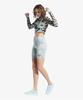 Reebok Cl Aop Leggings Shorts - Light Green / Hb8623