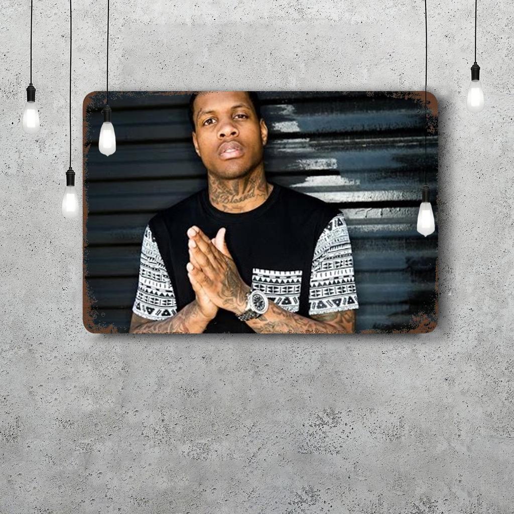 lil durk Decor Vintage Metal Signs Tin Signs Captain Poster Decor for Bar Pub Club Man Cave Wall Decoration