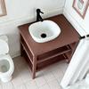 Lavandino per Casa delle Bambole, Mobili in Miniatura Scala 1/12, Set Lavandino Mini da Bagno con Scaffale, Accessori per Casa delle Bambole