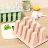 Popsicle Molds Silicone 10 Cavity Popsicle Trays Freezer,Homemade Ice Cream Molds,Large Ice Pop Maker,Reusable Ice Lolly Mould