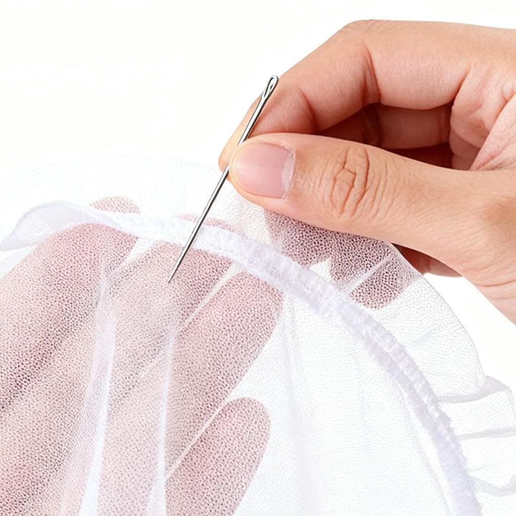 Large-Eye Steel Needle Set Hand Sewing Steel Needles Quick Threading Rust-Proof Tool Quilting Knitting Crochet Jewelry Making