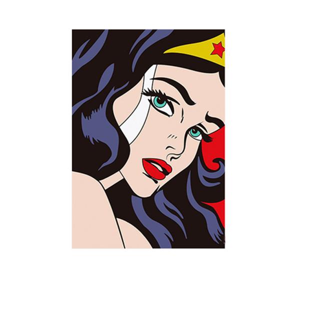 

Красота женщин красная губа картина Рой Лихтенштейн плакат искусство холст живопись настенные панно для прихожей девушки спальня домашний декор подарок без рамки 50*80cm