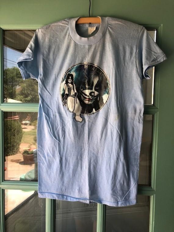 Vintage 1970s Peter Criss Hip Hop Music Blue Shirt S to 5XL TU581 Unisex T-Shirt S
