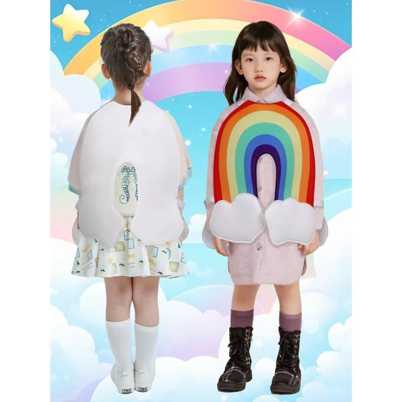 Rainbow Costume Cosplay Cartoon Clothes Kids Halloween Party Performance Stage