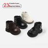 Girls' Winter Snow Boots - Cozy Cotton and Leather Princess Shoes for Infants