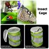 Children's Butterfly Cage with Handles Foldable Insect Grasshopper Cicada Net Cage Plant Cultivation Reptile Breeding Box 1Pc
