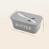 Butter Box Set with Lid for Refrigerator Storage Easy to Clean Surface Ideal for Hotels Homes Restaurants Butter Dish Serving 1