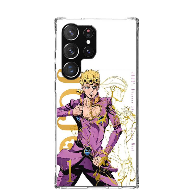 

JoJo Adventure Giorno Giovanna Phone Case For Samsung Galaxy S25 Edge S24 S23 S22 S21 FE S20 Ultra S10 Plus + Art Customized Coq Samsung S24 Plus