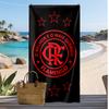 Flamengo Aufdruck Strandtuch Schnelltrocknend Weiches Handtuch Tragbar Große Rechteckige Stranddecke für Reisen Schwimmbad