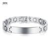 Stainless Steel Adjustable Bracelet Men's Titanium