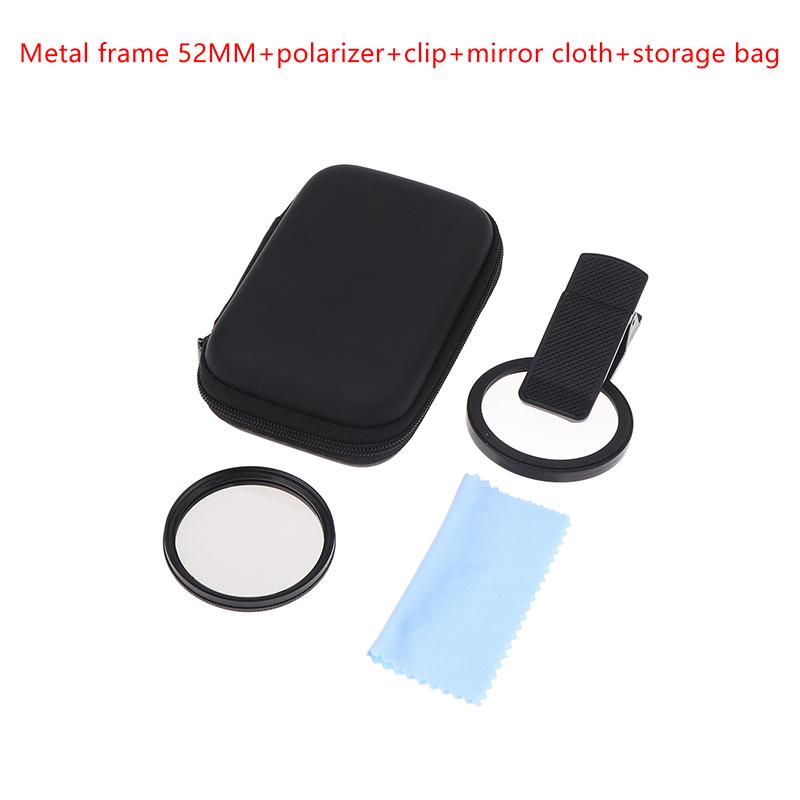 1Set Mobile Photography Polarizer Lens Filter With Clip CPL Polarizer Eliminates Reflection And High-Definition Filter