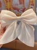 3 bows Duck Clip Girls hair accessories Elegant romantic bow clip non-slip gloss