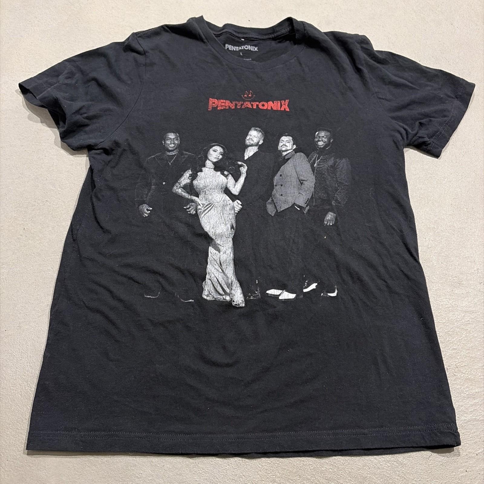Pentatonix Group Photo Graphic Concert T-Shirt Sz L S