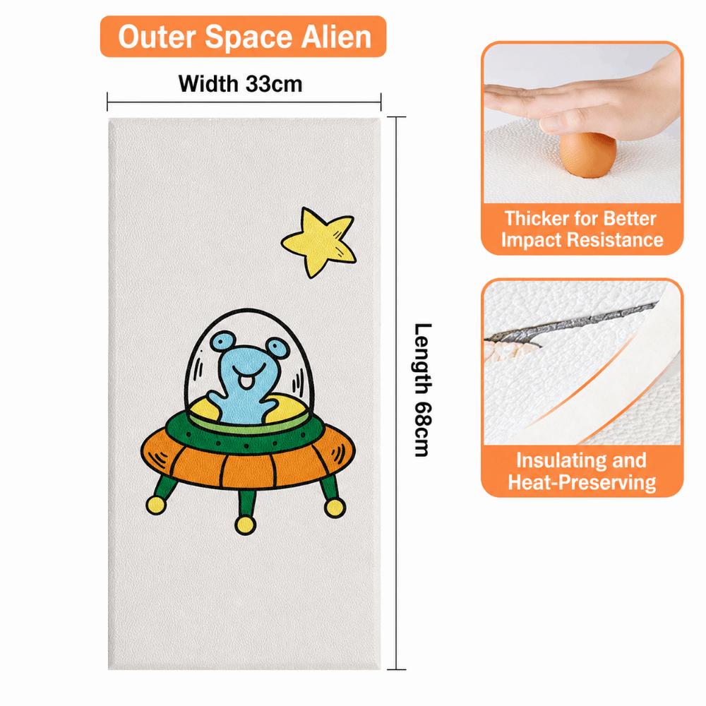Self Adhesive Anti Collision Cushion Waterproof Foam Bumper Flexible Padded Wall Sticker  Bed Head