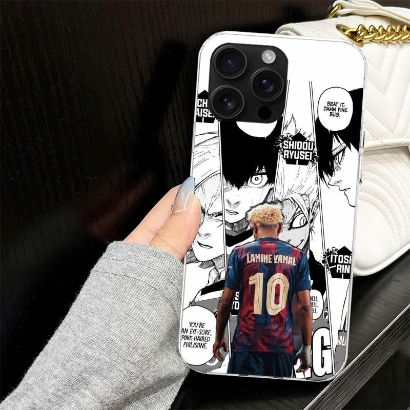 L-Lamine Y-Yamal 19 Hülle für iPhone 13 12 Mini 11 Pro Max Weiche Handyhülle X XS XR 7 SE 8 Plus 6 6S 5 5S Silikon Schwarze Capa