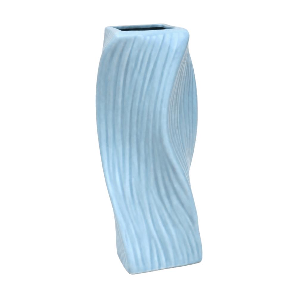 Home Decor Flower Vase Wave Pattern Irregular Vases Pots Hydroponic Bottle  Office Decoration