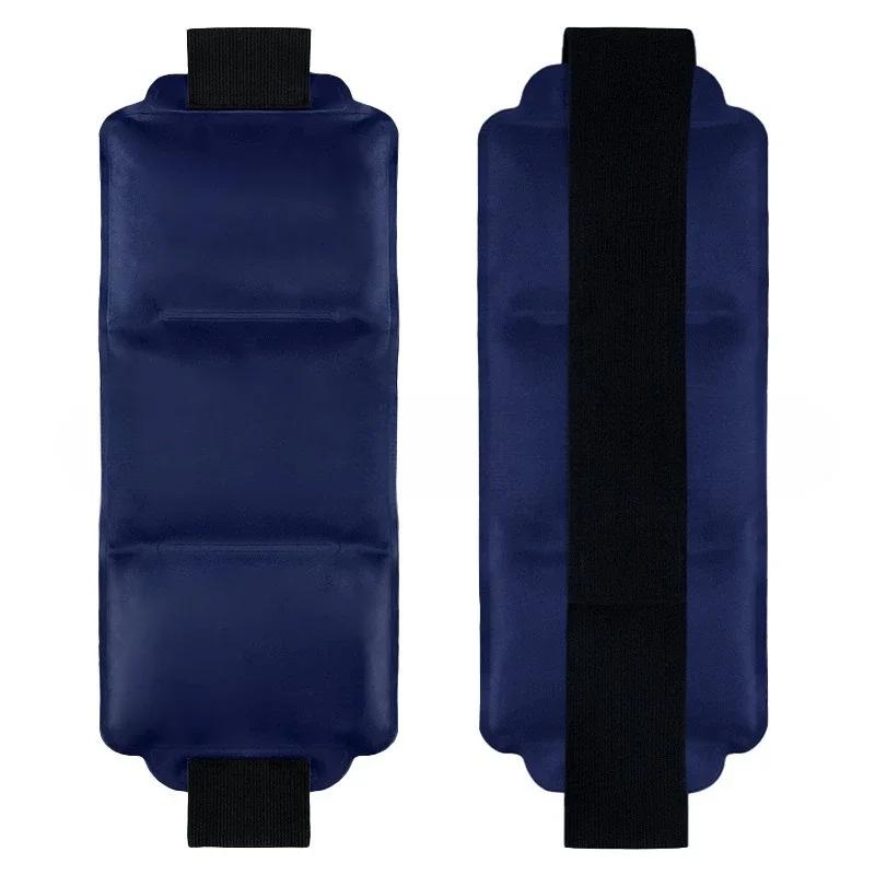 

1 шт. многоразовый горячий холодный гелевый пакет для первой помощи, спорта, мышечной боли, ледяной тепловой пакет, охлаждающий коврик для гелевой терапии, охлаждающий коврик темно-синий