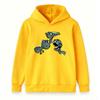 Kids Unisex Cartoon Dinosaur Print Pullover Hoodie, Cute 3 Different Dinosaurs Pattern Casual Long Sleeve Sweatshirt for Boys Girls Daily Wear Streetw
