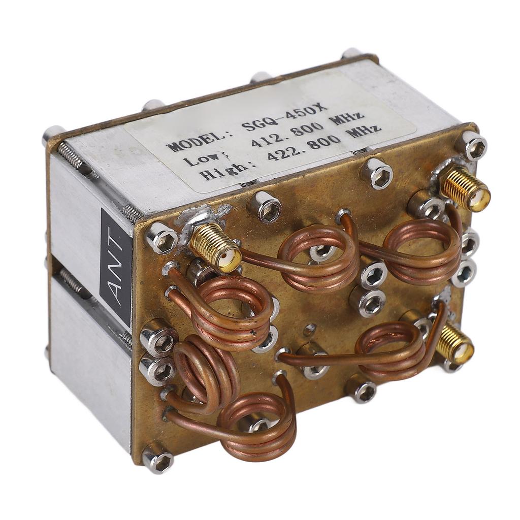 UHF Duplexer 10W 400 to 470MHz SMA Female Head Enhanced Wireless Coverage for Repeater Radio