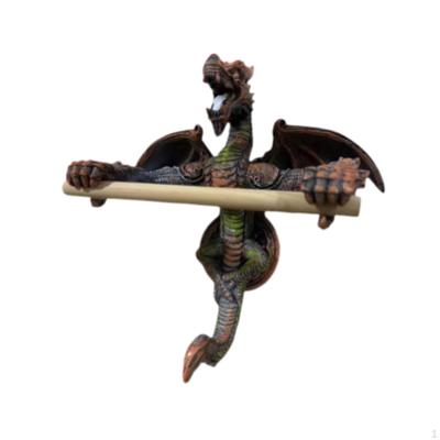 Dinosaur Shaped Toilet Paper Holder, Rack, Waterproof Dragon Papers Towel Rack