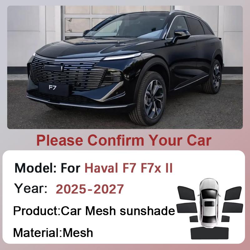 Sunshades For Haval F7 F7x Shenshou 2025 2026 2027 Window Car Mesh Sun Visors Heat Insulation Privacy Curtains Auto Accessories