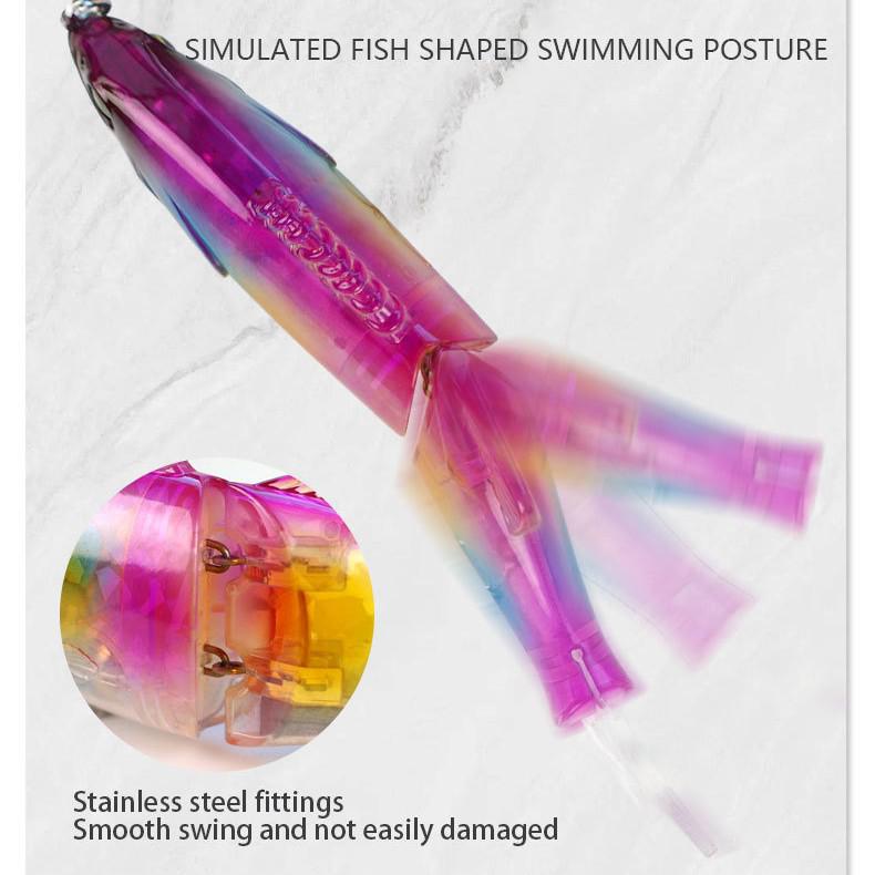 Multi-section European Lake Fishing Lures - Large Hard Bait Accessories for Boat and Sea Fishing