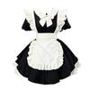 100kg Foreign Trade Plus Size Women's Clothing European and American Style Ruffled Maid Outfit Lolita Dress