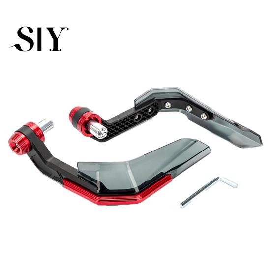 Windproof Motorcycle Hand Guard 1 Pair with Windshield CNC Aluminum Universal 22MM Handlebar Protector Motorbike Dirt Bike Scooter Modification