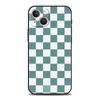 Carcasă Telefon Luxoasă cu Model Carouri Clasice Pătrate Pentru iPhone 11 12 13 14 15 16 Pro Max Mini X XR XS 7 8 Plus SE Capac Negru Funda