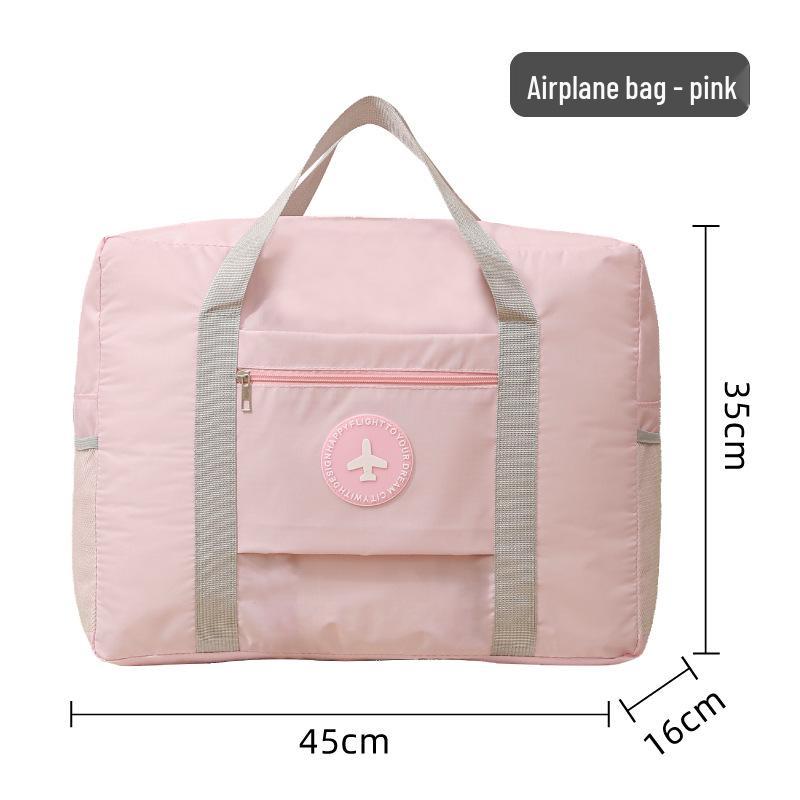 Waterproof Large Capacity Travel Bag: Trolley-Attachable & Hand-Carry