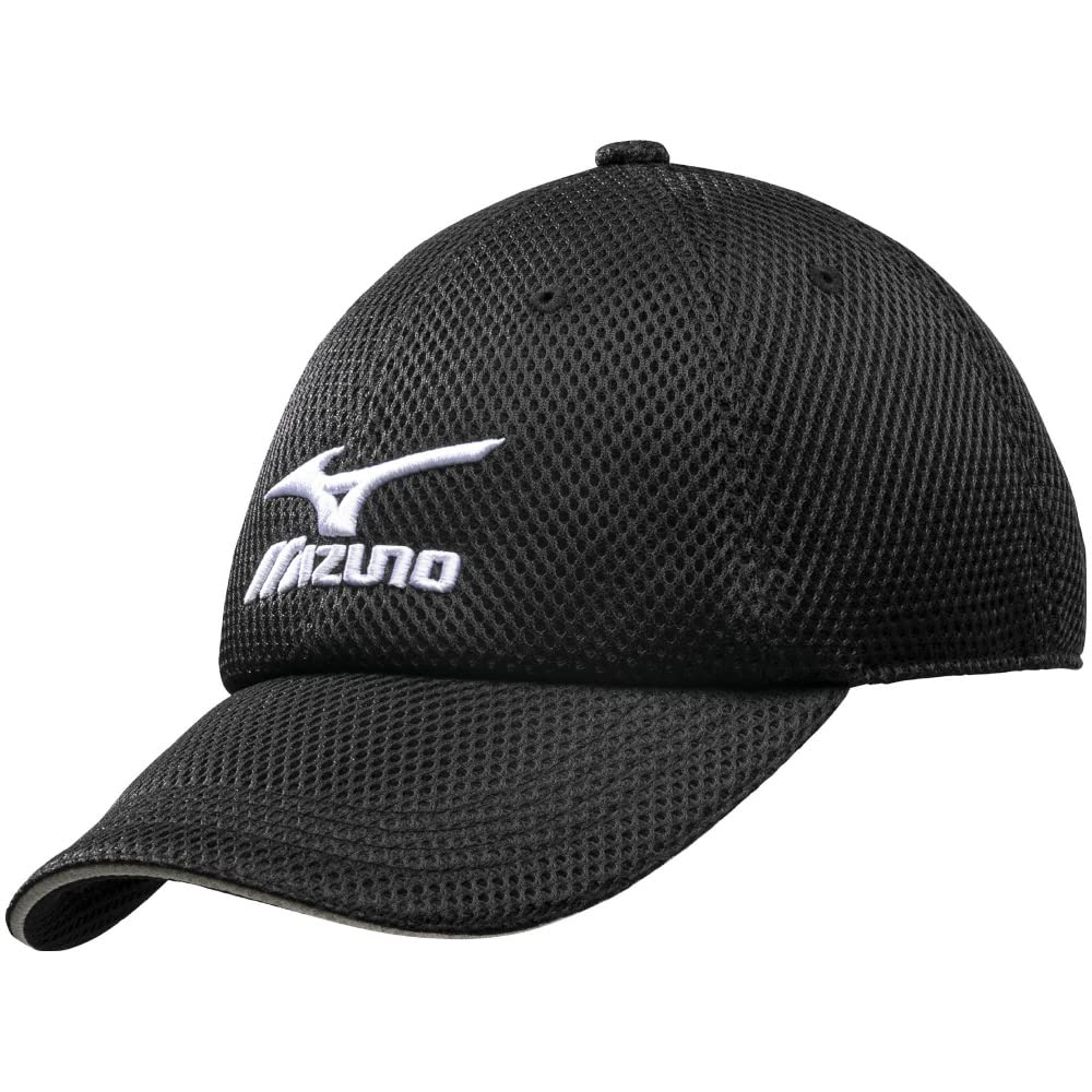 

Mizuno Cool Hold Free Mesh Cools and Refreshes When Dipped in Perfect for Summer and Extreme Heat Cap, Men s, Black, Size, C2JWA104, Hat, Water, чёрный