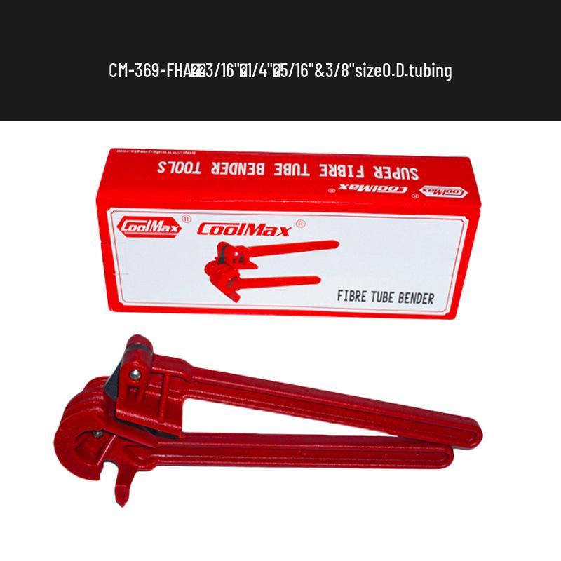 GeMei CM-369-FHA 4-in-1 Manual Tube Bender for Copper, Aluminum, and Fiber Optic Pipes