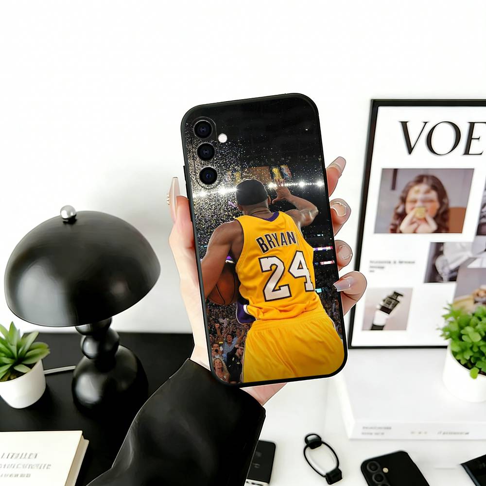 Coque de téléphone K-Kobe Bryant Silicone Noir Souple Pour Samsung Galaxy A73,A72,A71,A70,A53,A52,A51