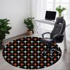 1pc Abstract Pattern Chair Carpet for Office - Durable, Ideal for Chair Mats, Stylish & Functional Decorative Rug Yy260203053