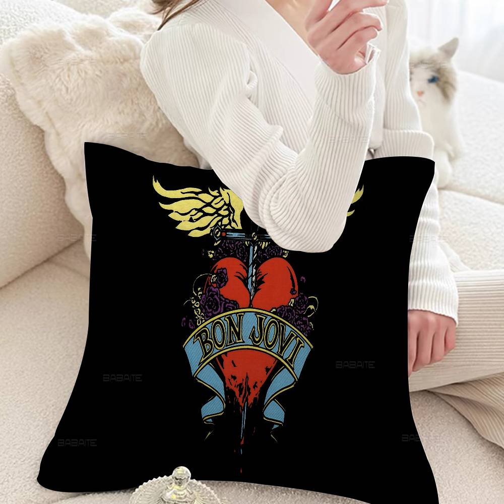 B-BonS J-Jovi Pillow Anime Pillow Sofa Bed Head Pillow Cover Cushion Cover 45x45 cm Fashion