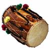 Sheesham Wood Musical Instrument Indian Musical Mu Bhangra Dhol with Case