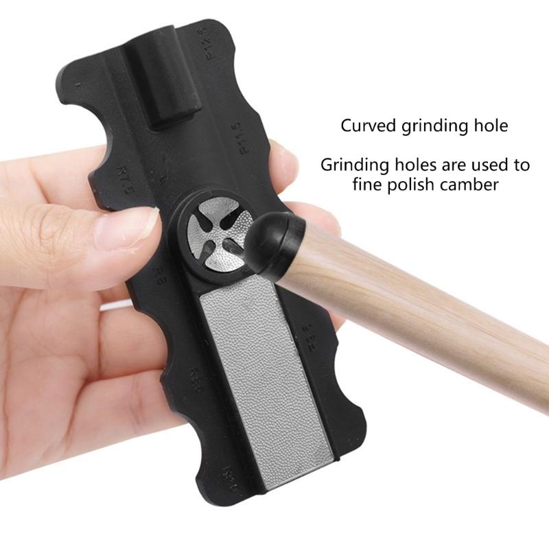 5 In 1 Multifunctional Billiard Club Replacement Repair Tool, Rod Repair Tool, Cue Tip Shaper for Rapid Cue Tip Repair