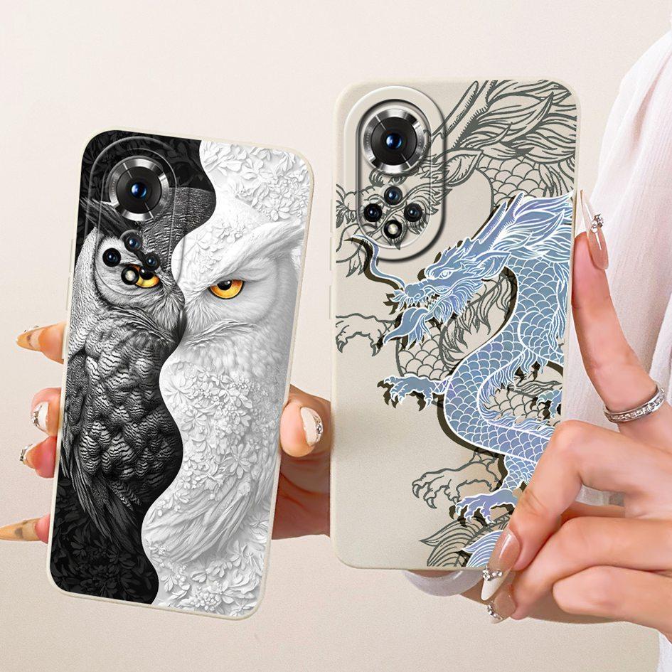 For Huawei Nova 9 Case Popular Flower Cover Soft Liquid Silicone Shockproof TPU Bumper For Huawei Nova 9 Pro Nova9 NAM-LX9 Shell