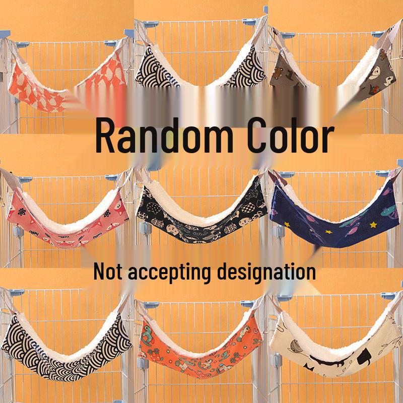 Adjustable Cat Hammock: Multi-Season Hanging Bed for Cage or Home Use