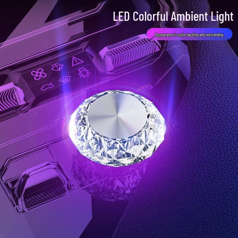 

USB Светодиодная Градиентная Мигающая Подсветка Салона Автомобиля White