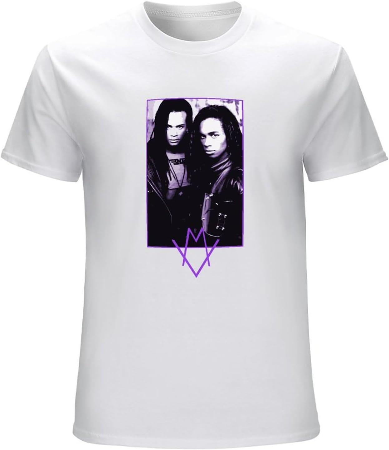 Milli Vanilli Men s Cotton Shirt 4XL белый