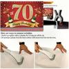 Party Backdrop 70Th Birthday Flat Celebration Photo Booth Front Door Decor