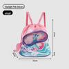 Cartoon Double-Layer Waterproof Backpack with Handle