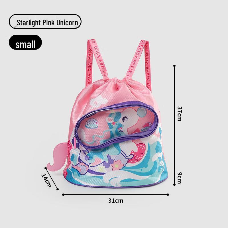 

Cartoon Double-Layer Waterproof Backpack with Handle