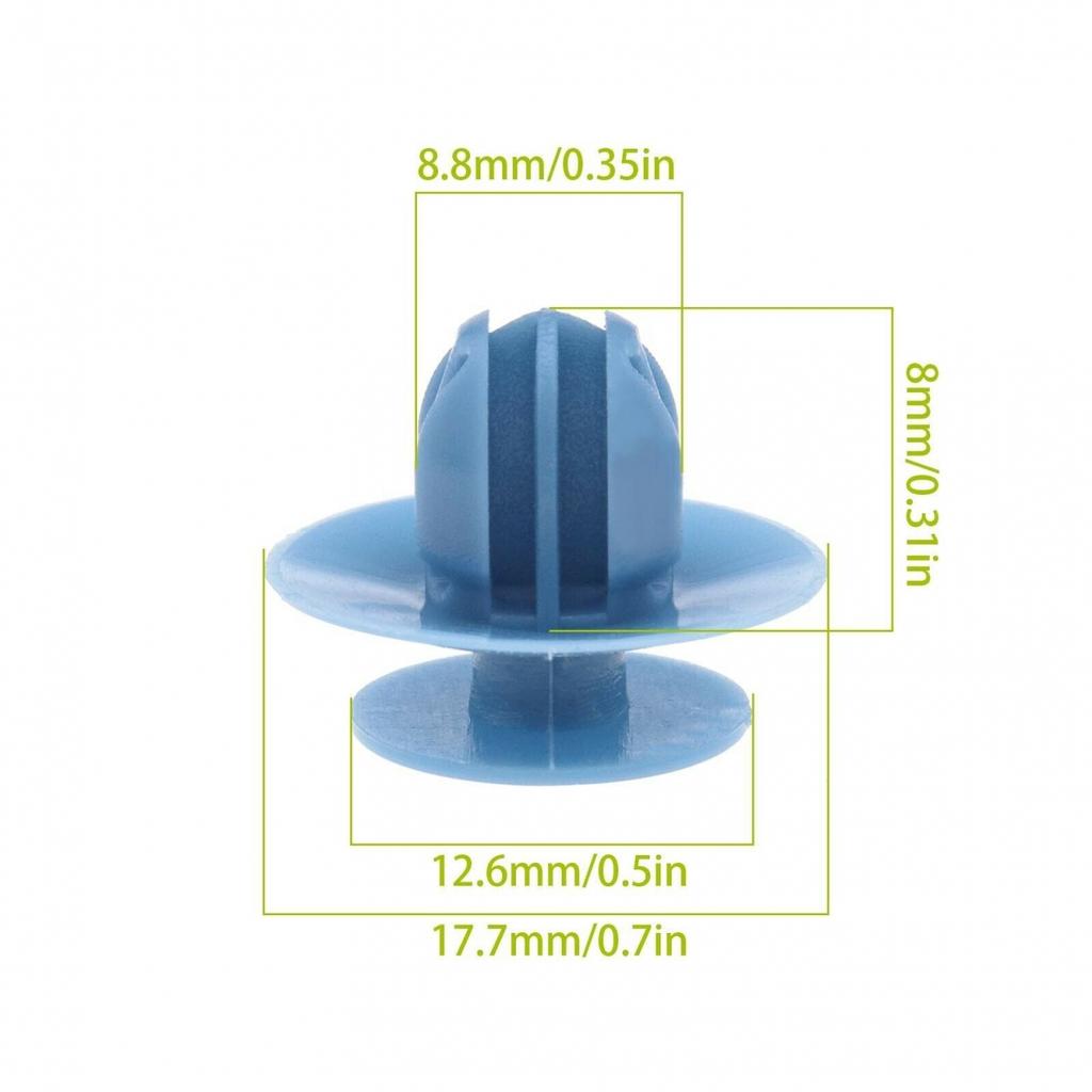 20 PEZZI Clip di Fissaggio Blu per Passaruota Sostituzione per Mitsubishi L 200 MU000977