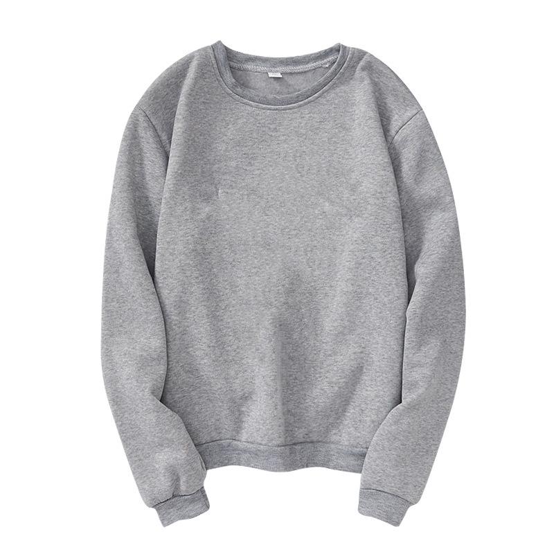 Damen Einfarbiges Samt-Sweatshirt Damen Herbst Winter Neu Locker Dick Pullover Hoodie